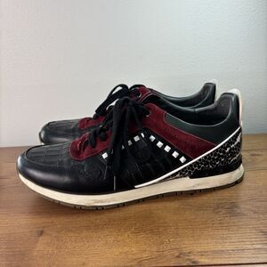 Vlado Footwear RARE Mens 11 Luxury Genuine Leather Sneakers Shoes Embossed Dance